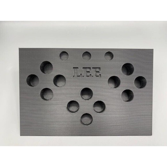 LEE Precision Turret Press - Turret Holder Organizer - 3 turrets and holders - Picture 2 of 6